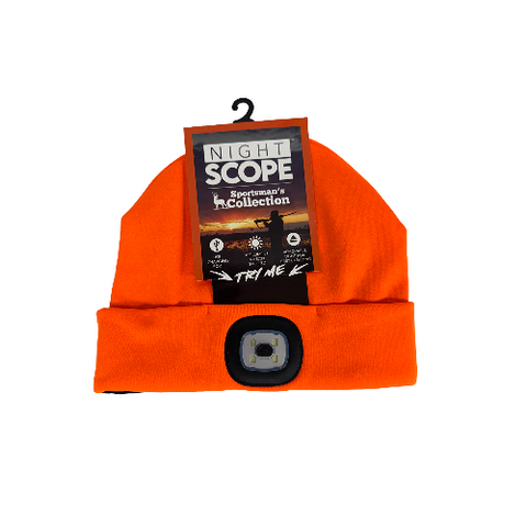 Night Scope Sportsman’s Blaze Orange Beanie