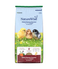 Nutrena NatureWise chick starter grower poultry feed in a 40-pound bag, featuring nutritious crumble for young chickens.
