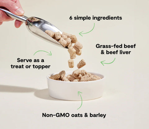 Open Farm Freeze-Dried Raw Goodbowl Grass-Fed Beef Meal Topper for Dogs