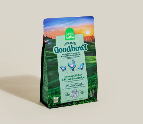 Open Farm Oven-Baked Goodbowl Harvest Chicken & Brown Rice Dog Food 3.5lb.