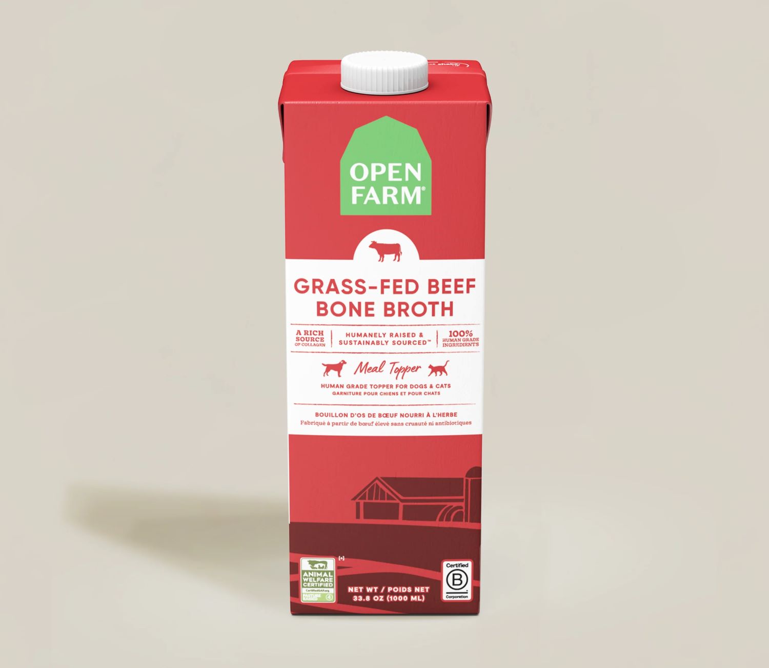 Open Farm Grass-Fed Beef Bone Broth for Dogs | The Mill