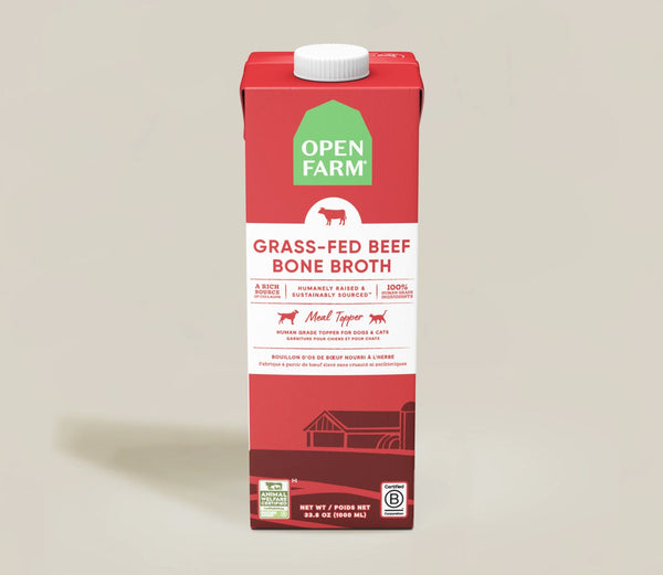 Open Farm Grass-Fed Beef Bone Broth for Dogs | The Mill