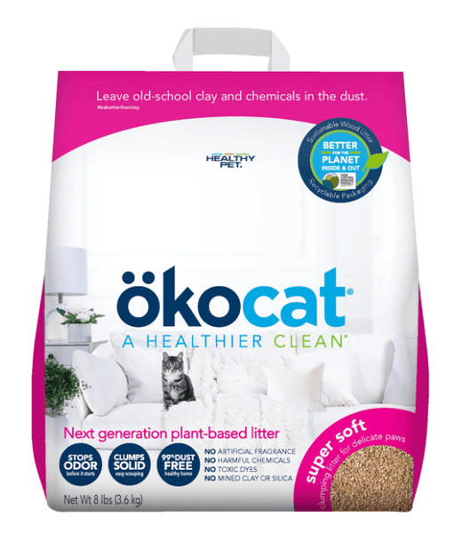 Okocat Super Soft Clumping Wood Cat Litter | The Mill