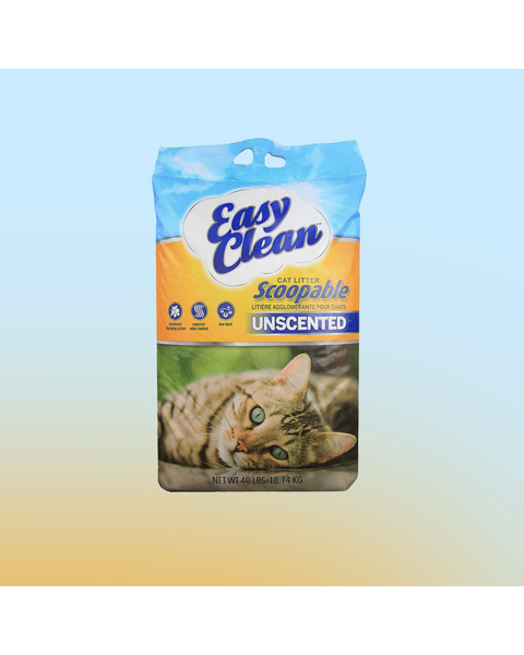 EasyClean® Unscented Clumping Cat Litter – Natural Odor Control