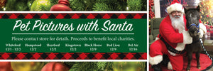 Pet pictures with Santa at The Mill