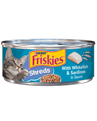 Friskies Shreds With Whitefish & Sardines Canned Cat Food