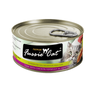 Fussie Cat Tuna with Chicken Formula in Aspic Canned Food