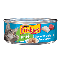 Friskies Pate Whitefish and Tuna Canned Cat Food