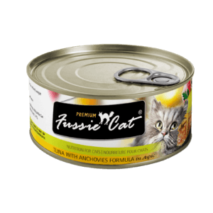 Fussie Cat Tuna with Anchovies Formula in Aspic Canned Food