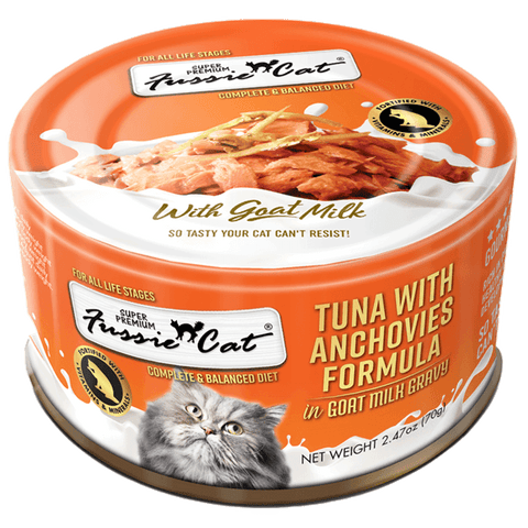 Fussie Cat Tuna with Anchovies Formula in Goat Milk Canned Food