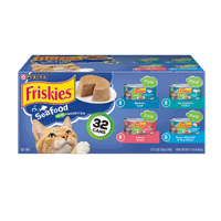 Friskies Seafood Pate Variety Pack Canned Cat Food