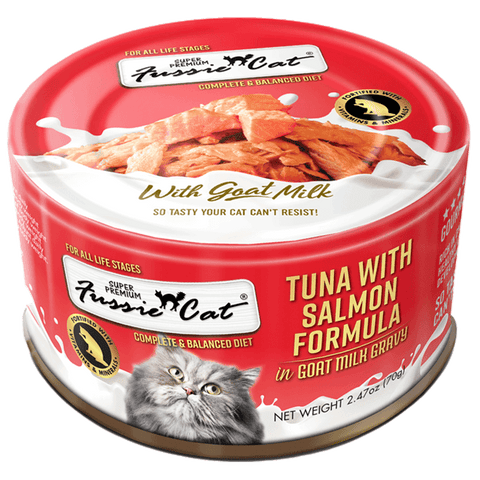 Fussie Cat Tuna with Anchovies Formula in Goat Milk Gravy Canned Cat Food