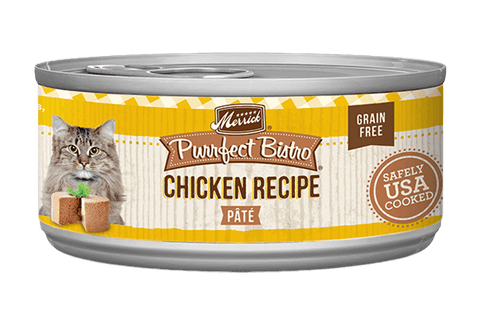 Merrick Purrfect Bistro Grain Free Chicken Pate Canned Cat Food