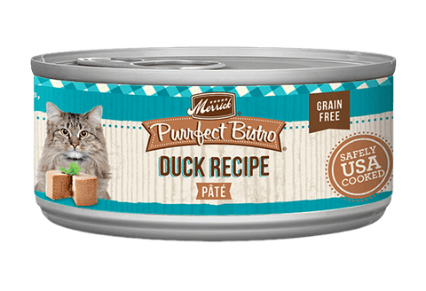 Merrick Purrfect Bistro Grain Free Duck Pate Canned Cat Food