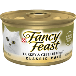 Fancy Feast Classic Pate Turkey & Giblets Pate Canned Cat Food