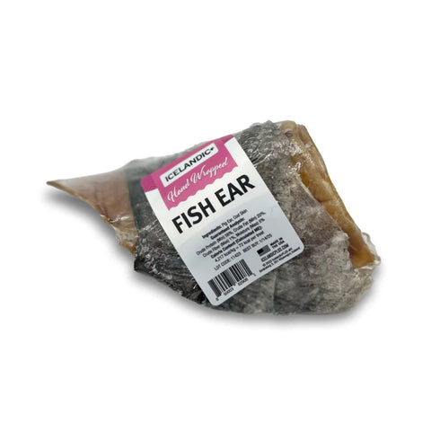 Icelandic Pig Ear Wrapped in Cod Skin Dog Chew 
