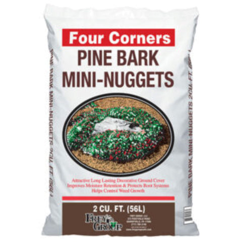 Pine Bark Mini Nuggets Mulch 2 cf bag