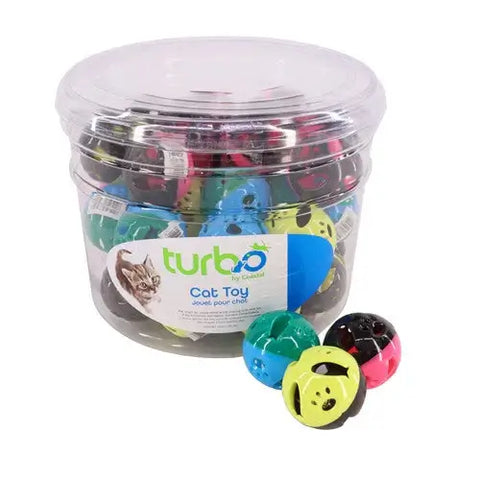 Plastic Cat Ball Toy with Bell