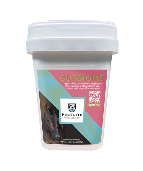 Tub of ProElite GutBiome Probiotic for Horses