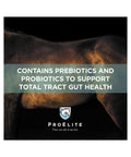 Horses body with ProElite banner for a healthy horse gut