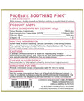 Label for ProElite Soothing Pink Xtra Strength horse supplement