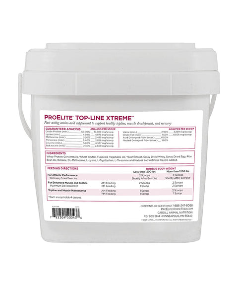 back of bucket for ProElite Top-Line Xtreme
