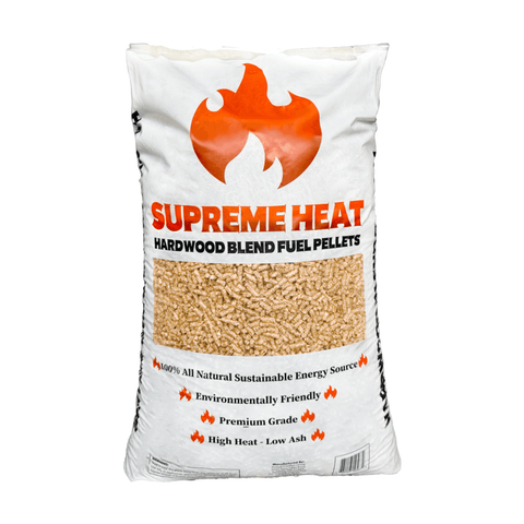 Supreme Heat Hardwood Fuel Heat Pellets – 40 lb Bag