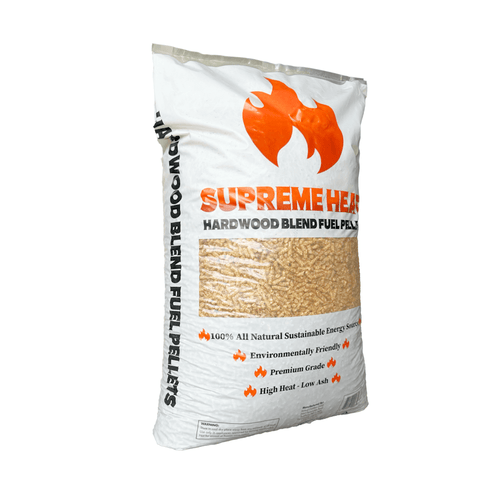 Supreme Heat Hardwood Fuel Heat Pellets – 40 lb Bag