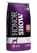 a bag of Purina Honor Show feed for lambs