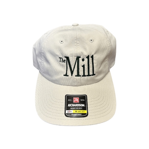 The Mill Richardson adjustable beige hat with embroidered logo