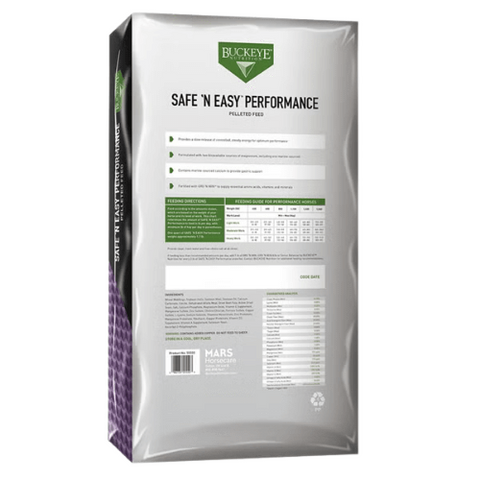 BUCKEYE™ Nutrition SAFE ‘N EASY™ Performance Horse Feed
