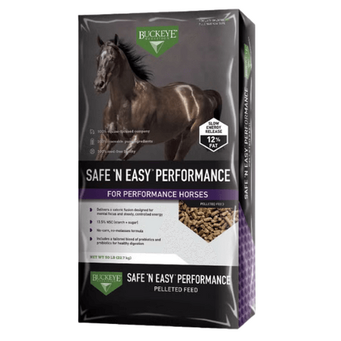 BUCKEYE™ Nutrition SAFE ‘N EASY™ Performance Horse Feed