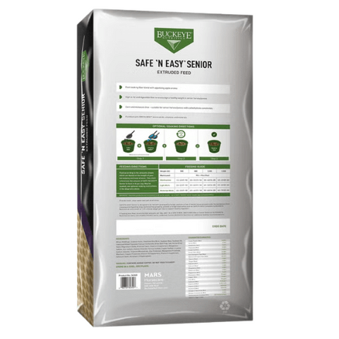 BUCKEYE™ Nutrition SAFE ‘N EASY™ Senior Horse Feed