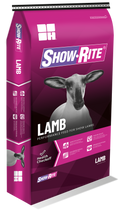 Bag of Show-Rite NewCo Lamb Grower D22.7 Textured Feed