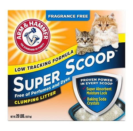 ARM & HAMMER™ Super Scoop™ Clumping Cat Litter – Fragrance Free, 14 lb