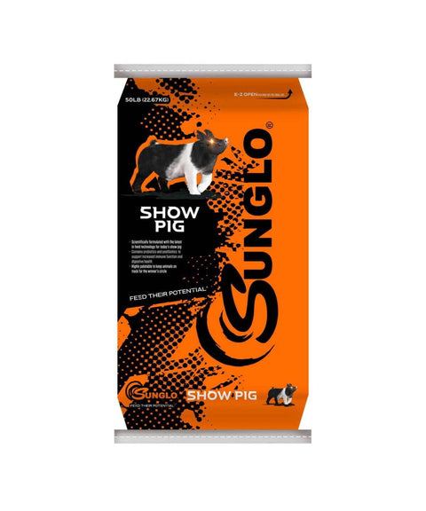 Sunglo 18-G with Oats Show Pig Feed