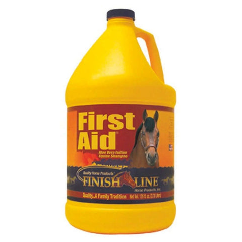Finish Line First Aid Horse Shampoo in a One-Gallon Jug 