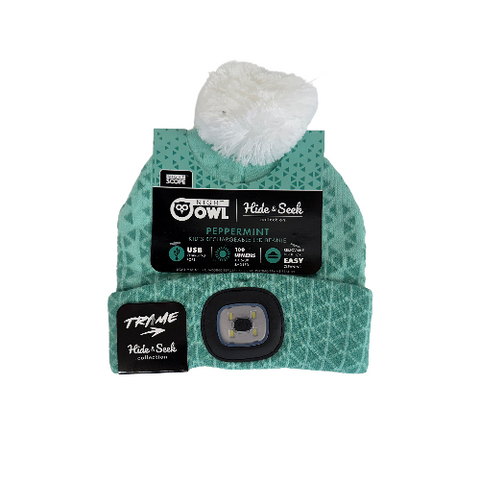 Kid Mint Night Owl LED Beanie