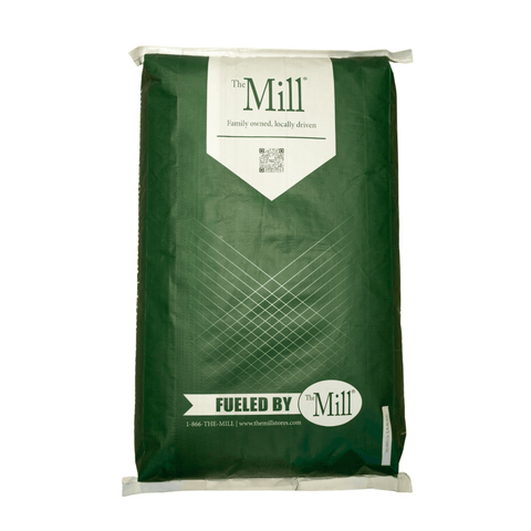 The Mill 11% Sweet Horse Feed bag showing the packaging with the product name and horse feed contents for equine nutrition.