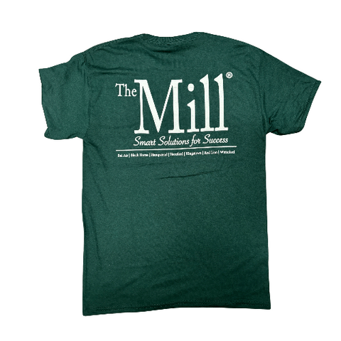 The Mill Green Crewneck T-Shirt Back
