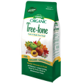 Espoma Organic Tree-tone fertilizer bag with natural ingredients and colorful label, designed for healthy tree growth
