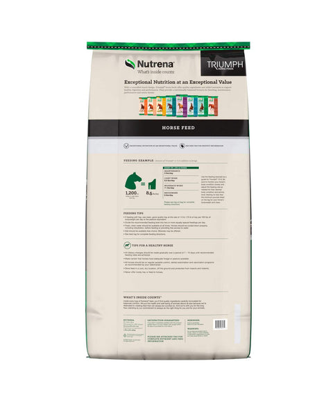 Nutrena Triumph 12-8 Horse Pellet