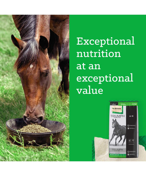 Nutrena Triumph 12-8 Horse Pellet