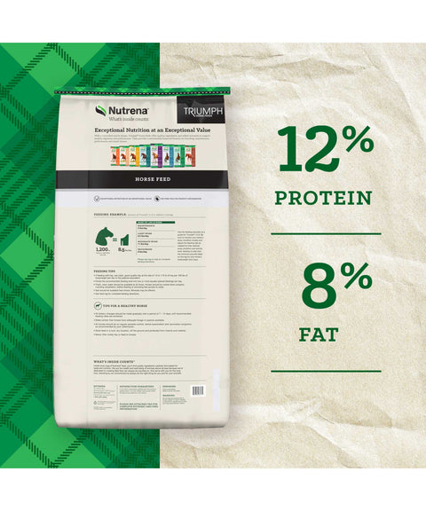Nutrena Triumph 12-8 Horse Pellet