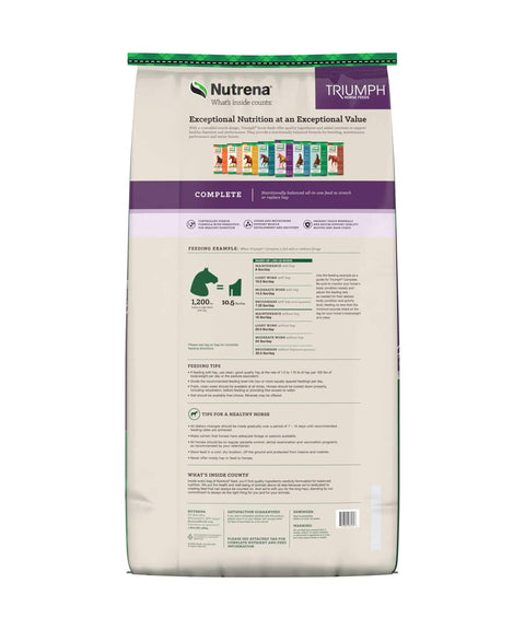 Nutrena Triumph Complete Horse Feed