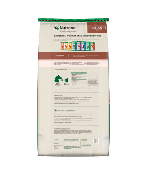 Nutrena Triumph Senior Horse Feed