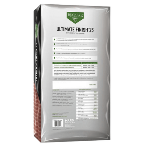 BUCKEYE™ Nutrition ULTIMATE FINISH™ 25 Horse Supplement
