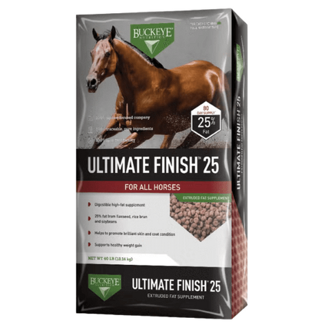 BUCKEYE™ Nutrition ULTIMATE FINISH™ 25 Horse Supplement