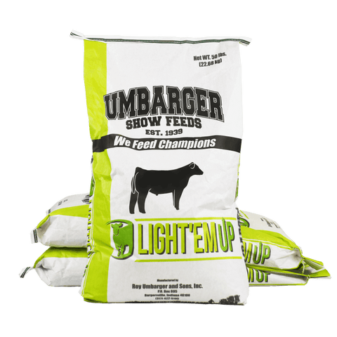 Umbarger Show Feeds Light 'Em Up Show Cattle Feed