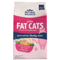 Natural Balance Original Ultra Fat Cat Food with chicken and salmon meal in a bag, featuring natural ingredients for cats' nutrition.